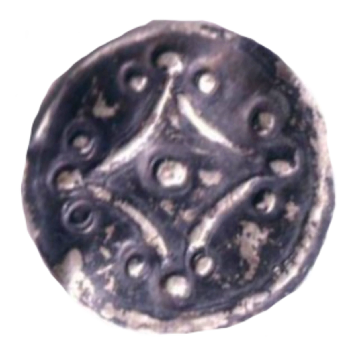 John as Lord of Ireland NORN Counterfeit Farthing obverse enlarged