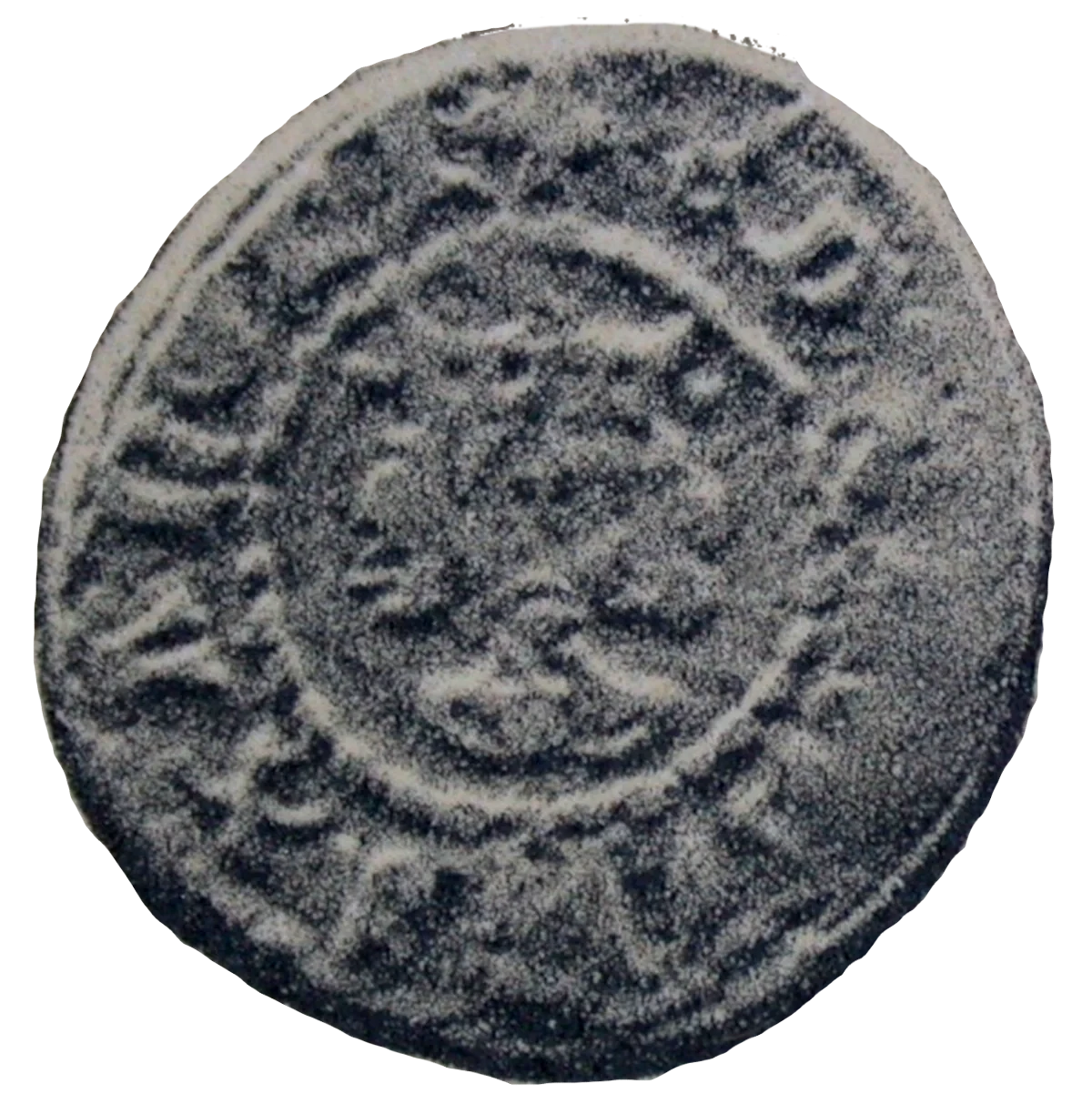 Edward IV Heavy Coinage Farthing Obverse Type H1.1 enlarged