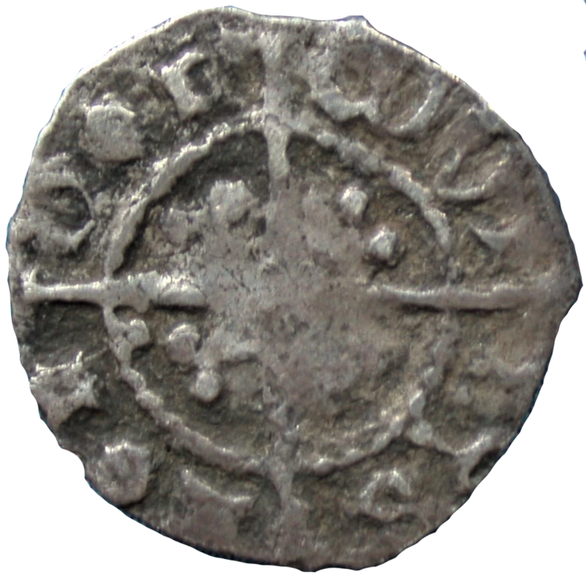 Edward IV Heavy Coinage Farthing Reverse Type D enlarged