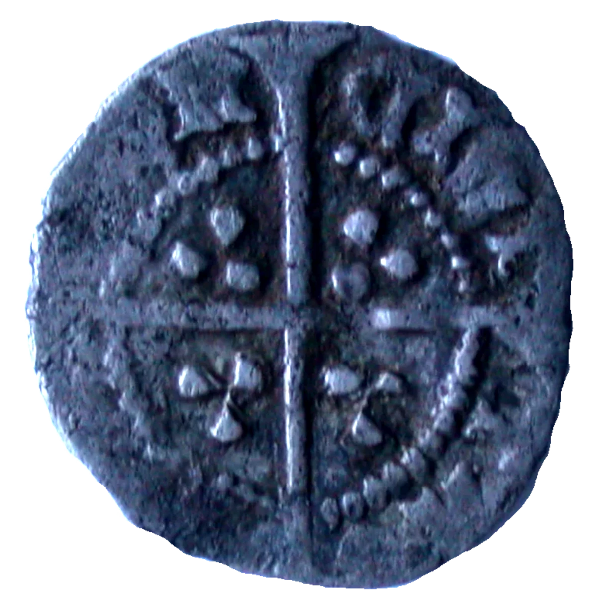 Edward IV Heavy Coinage Farthing Reverse Type A enlarged