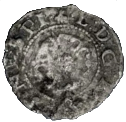 Edward 6 Farthing Third Period Very Base Issue obverse Die 2.6