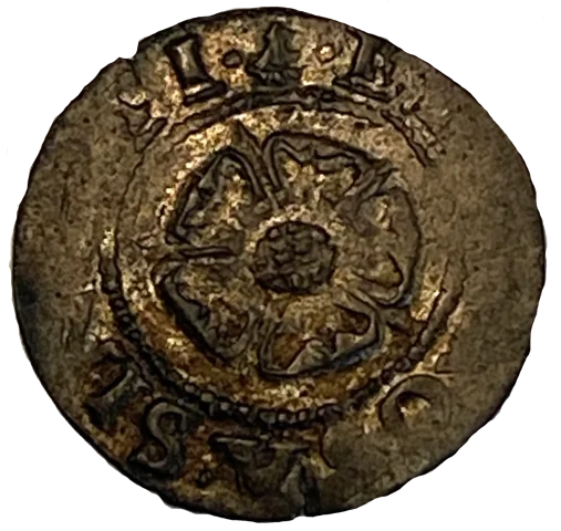 Edward 6 Farthing Third Period Very Base Issue obverse Die 2.6