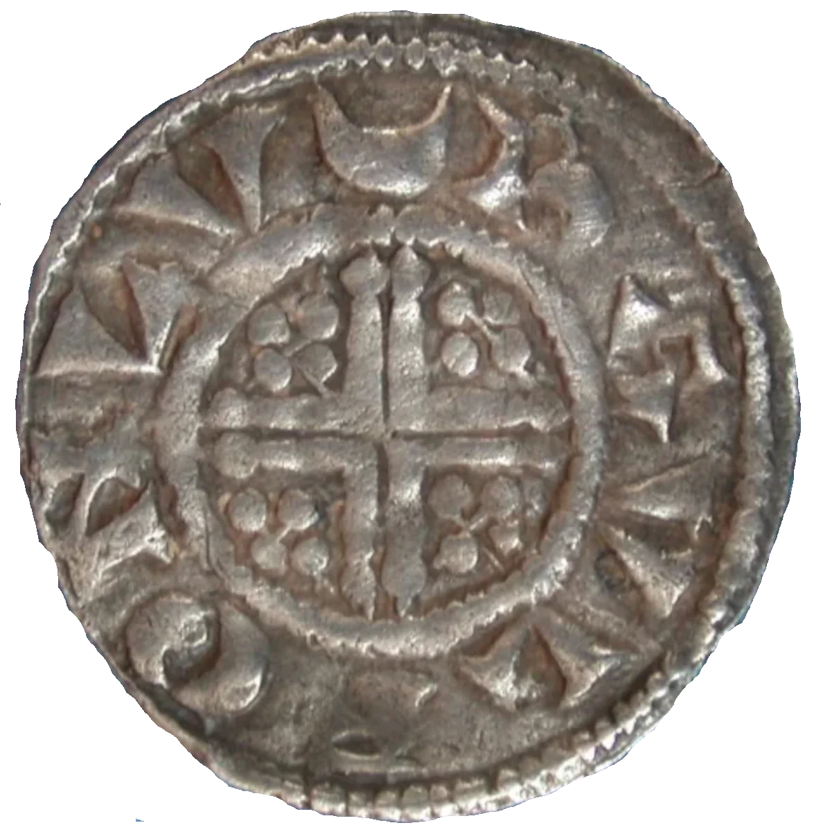 Henry III farthing reverse enlarged