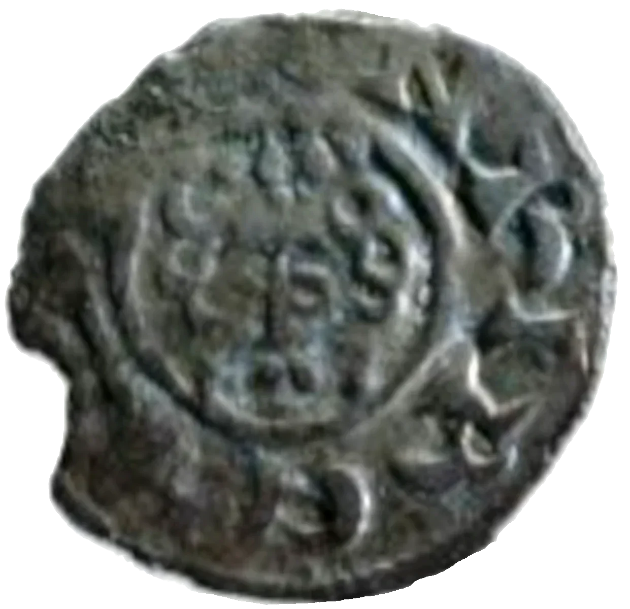Henry III farthing obverse enlarged