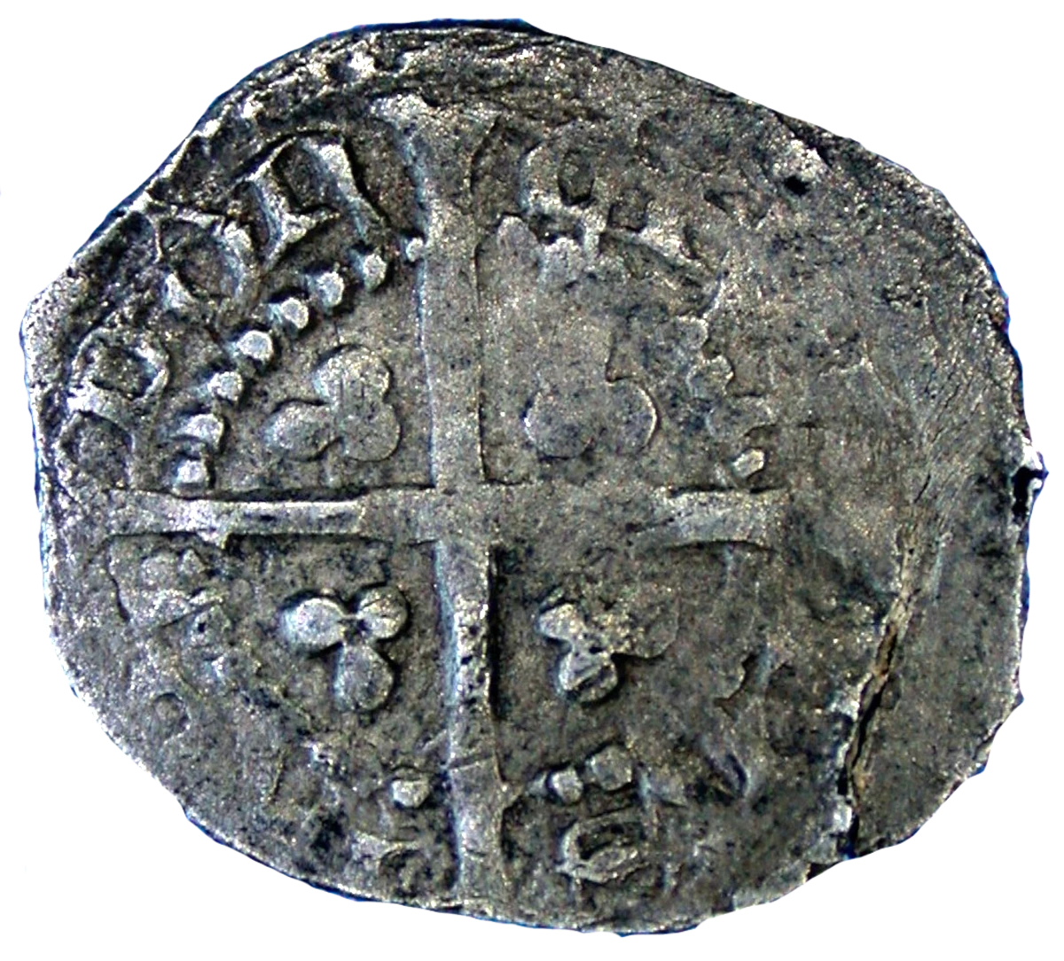Henry IV Farthing Heavy Coinage Reverse Type B enlarged