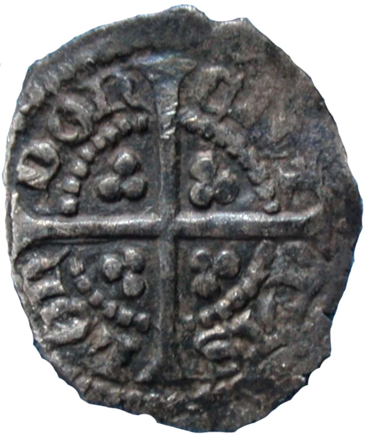 Henry IV Farthing Heavy Coinage Transitional Issue Reverse Type A enlarged