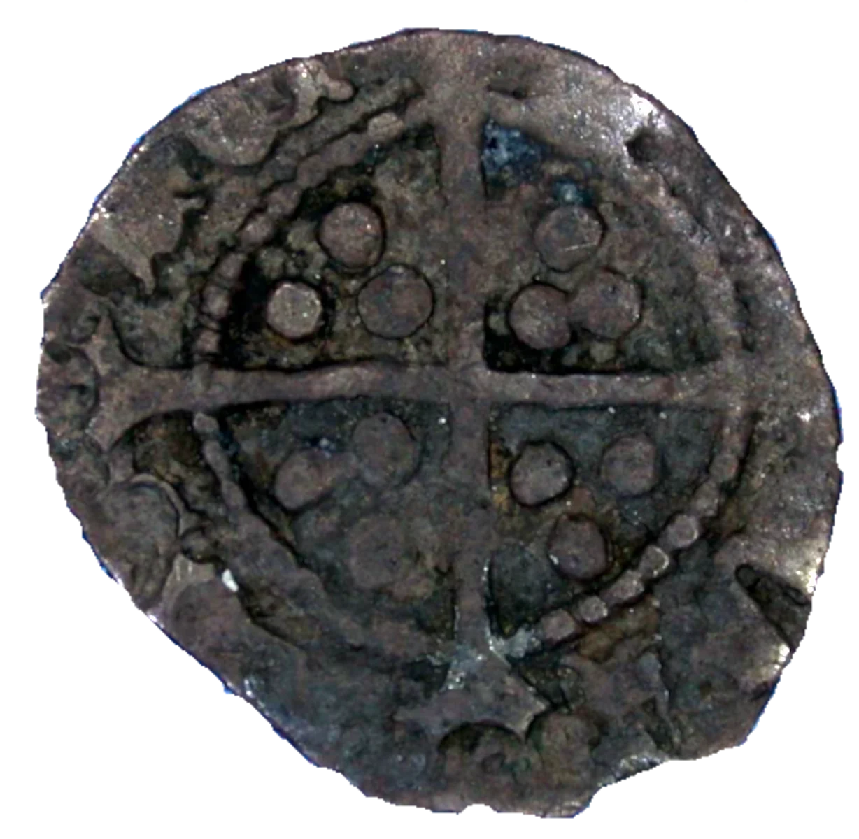 Henry VII Farthing Facing Bust Issue reverse Type A enlarged