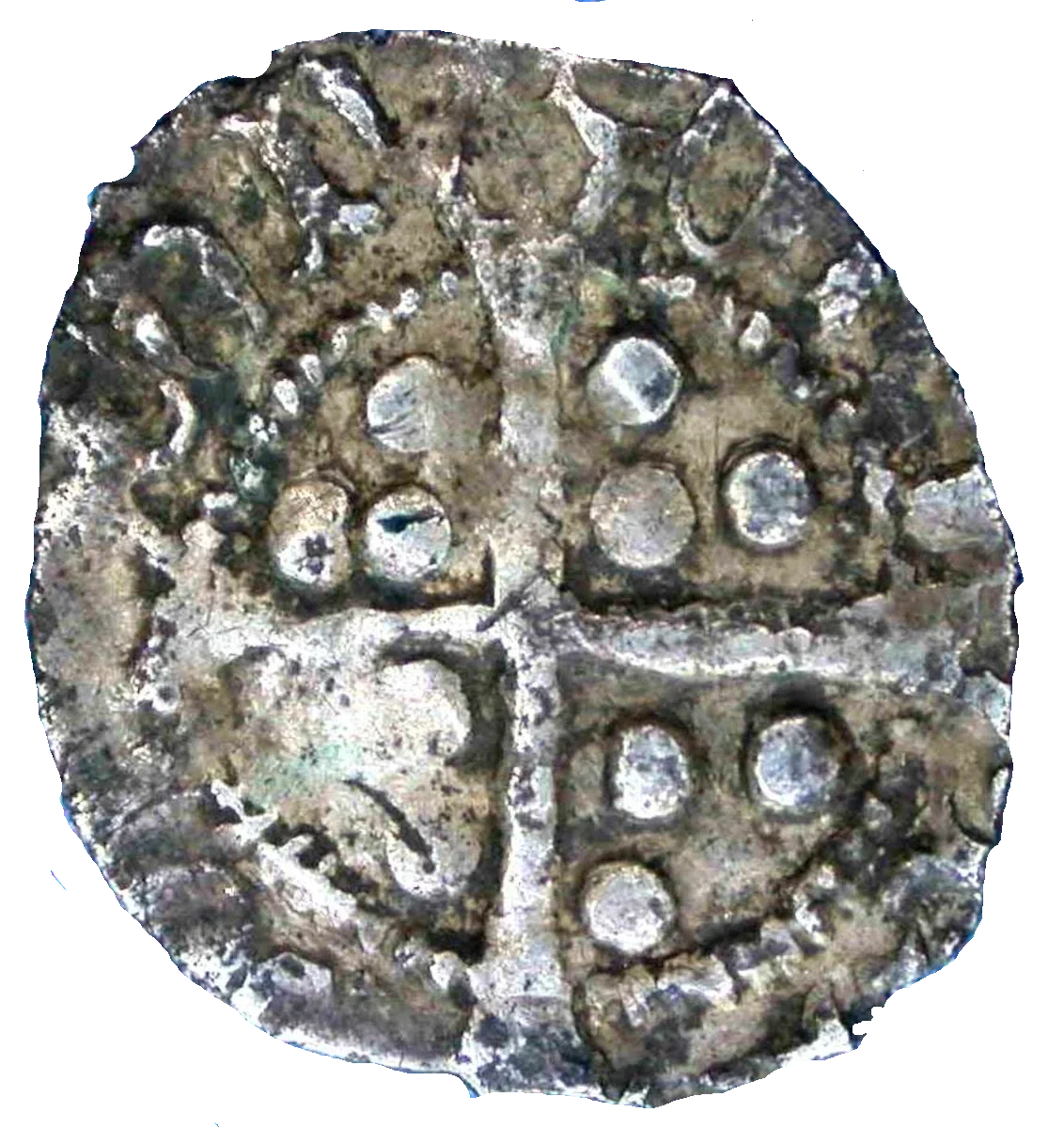 Henry VII Farthing Facing Bust Issue reverse Type A enlarged