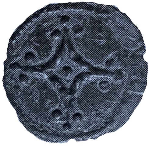 Prince John Mascle Farthing Adam - Obverse 1