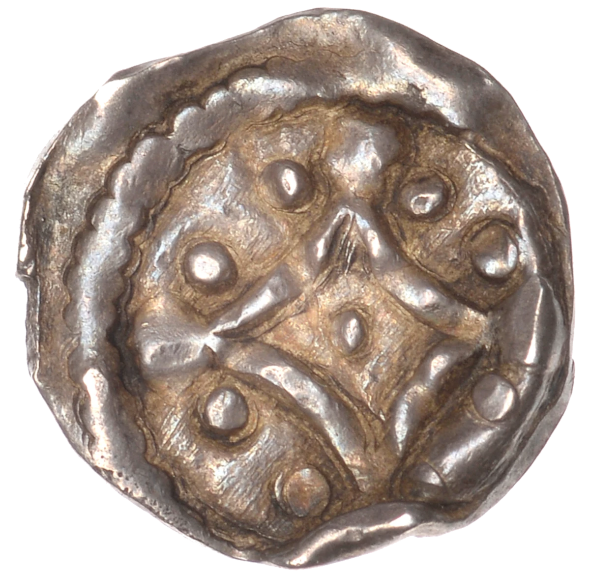 Prince John as Lord of Ireland farthing obverse 2 enlarged