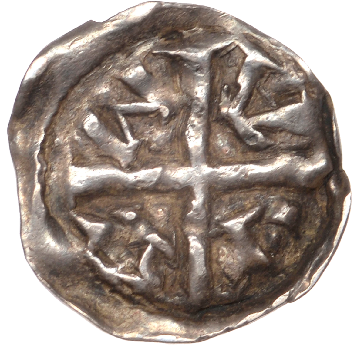 Prince John as Lord of Ireland farthing reverse 2 enlarged