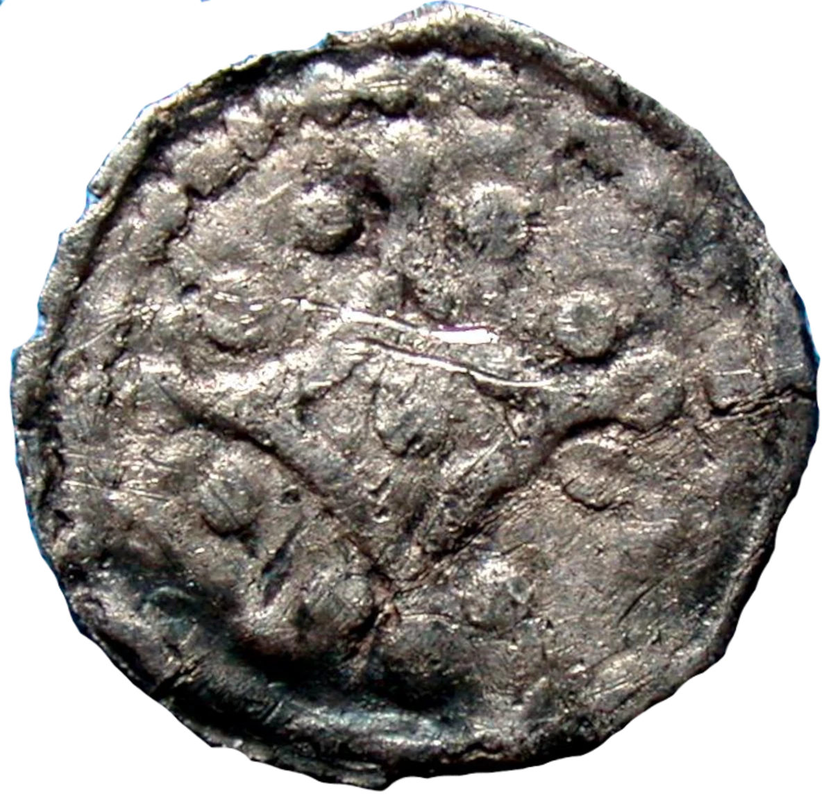 Prince John as Lord of Ireland farthing obverse 2 enlarged