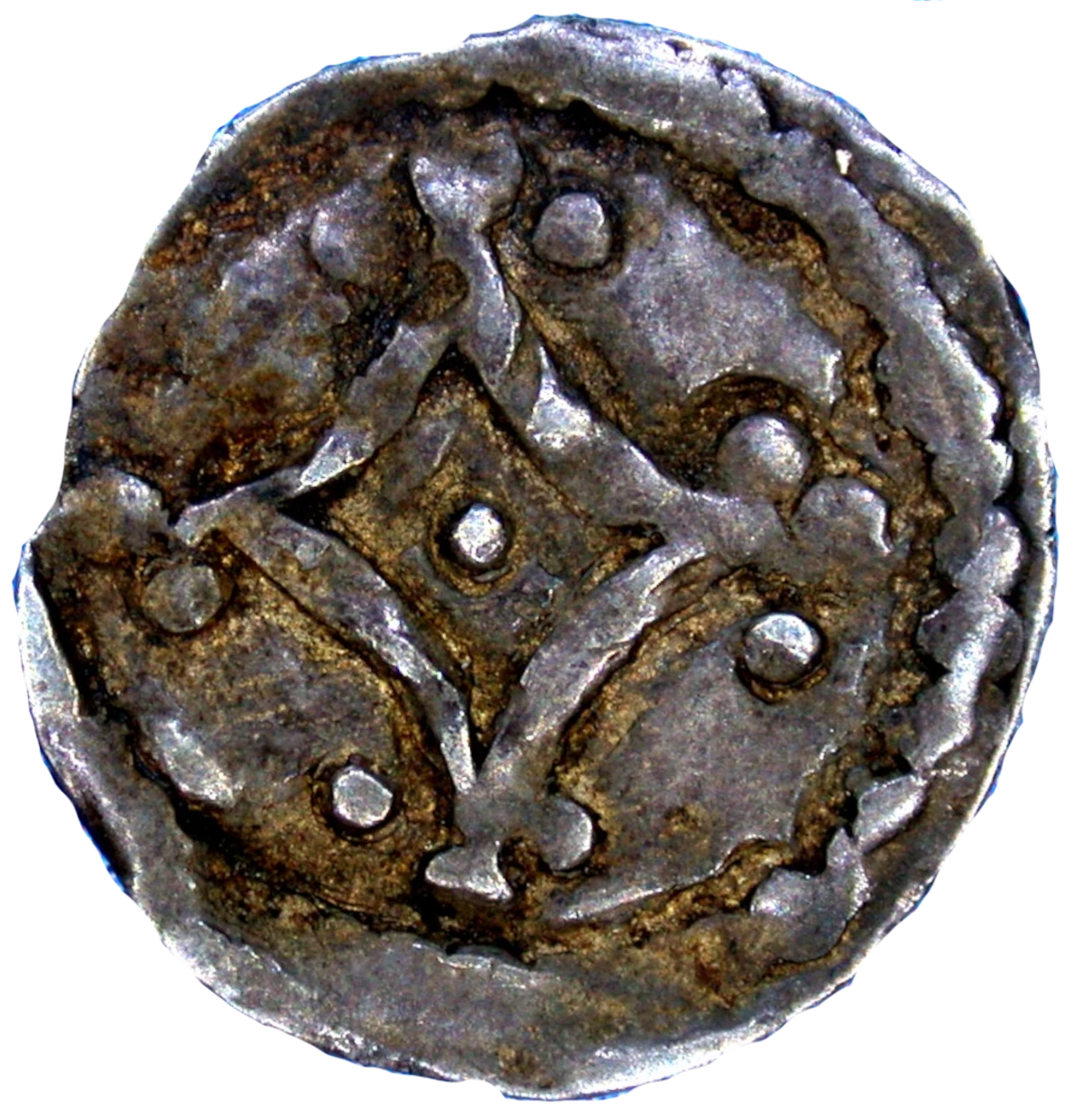 Prince John as Lord of Ireland farthing obverse 1 enlarged