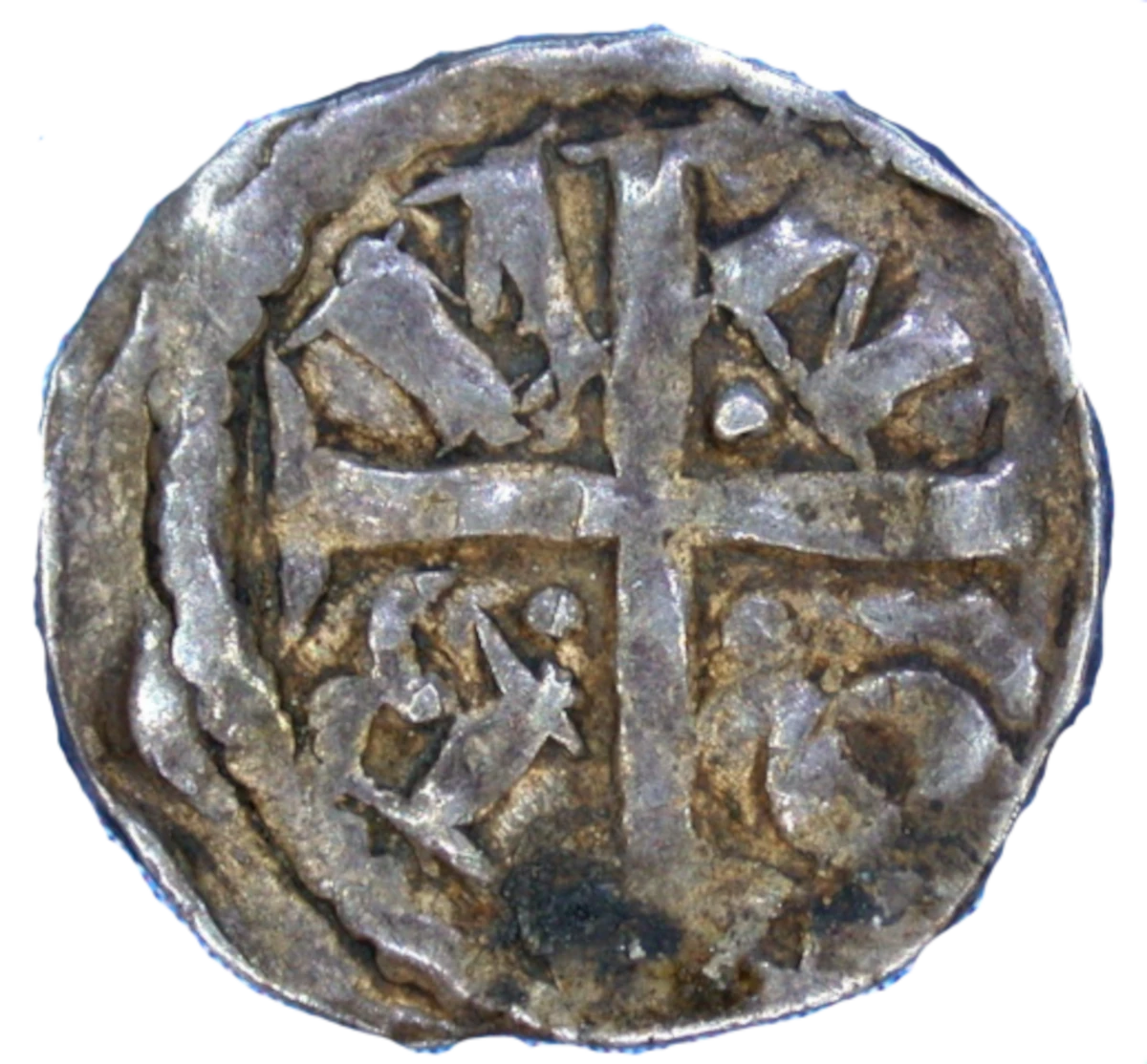 Prince John as Lord of Ireland farthing obverse 1 enlarged