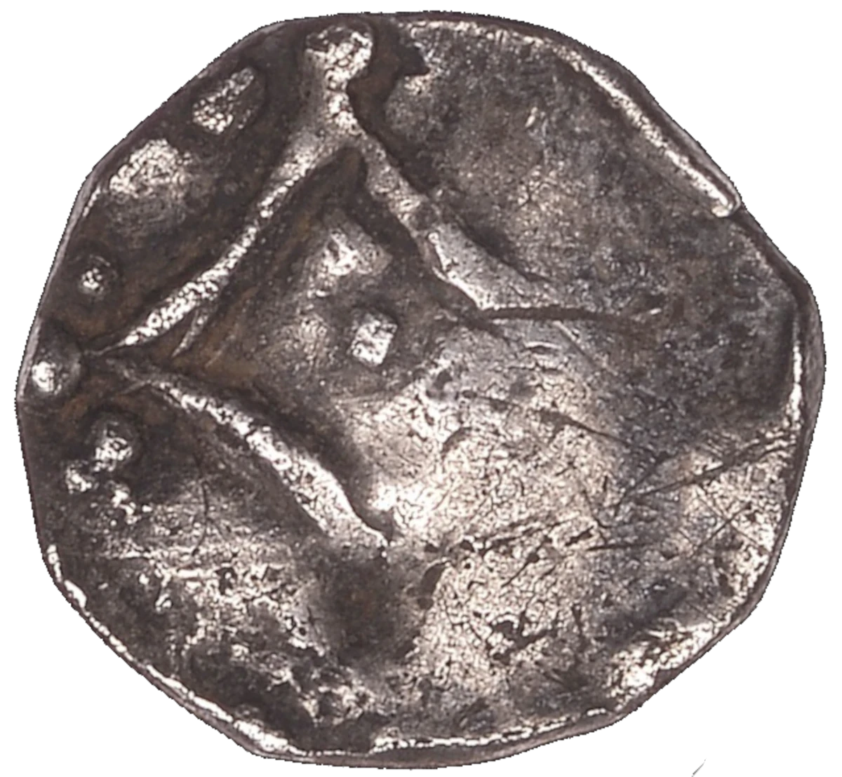 Prince John as Lord of Ireland farthing obverse 1 enlarged