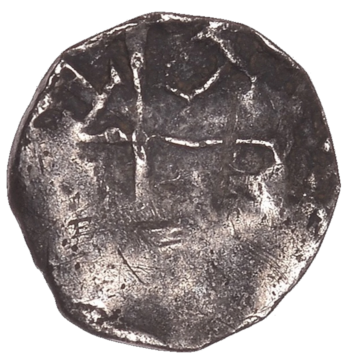 Prince John as Lord of Ireland farthing obverse 1 enlarged
