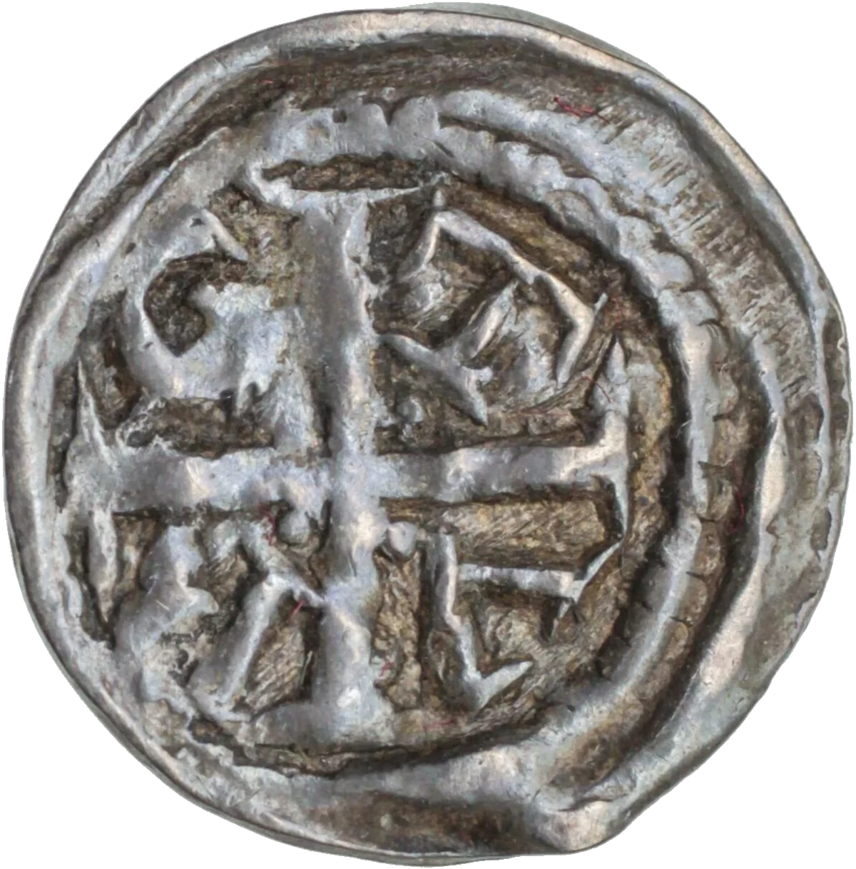 Prince John as Lord of Ireland farthing obverse 1 enlarged