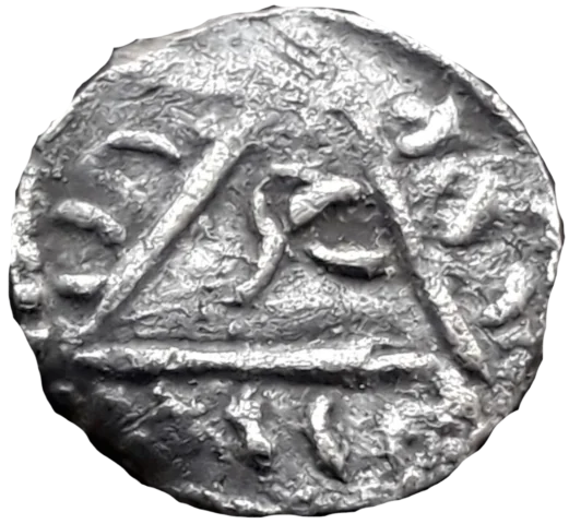 King John Rex Farthing Contemporary Forgery- Reverse 10