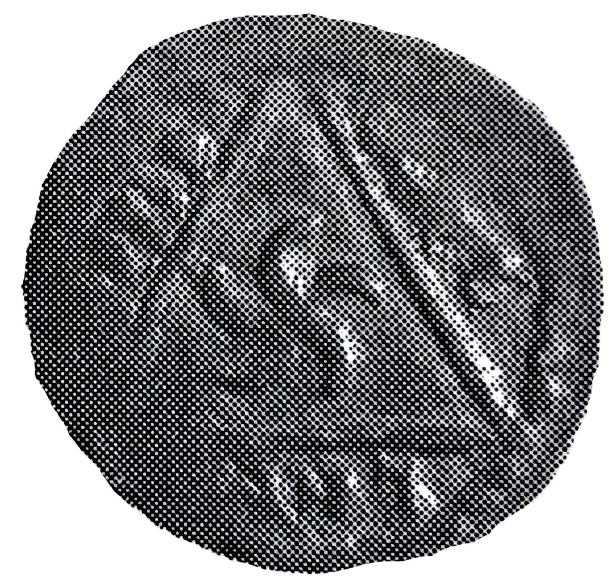 John as King Anglo-Irish farthing Contemporary Forgery reverse 4 enlarged