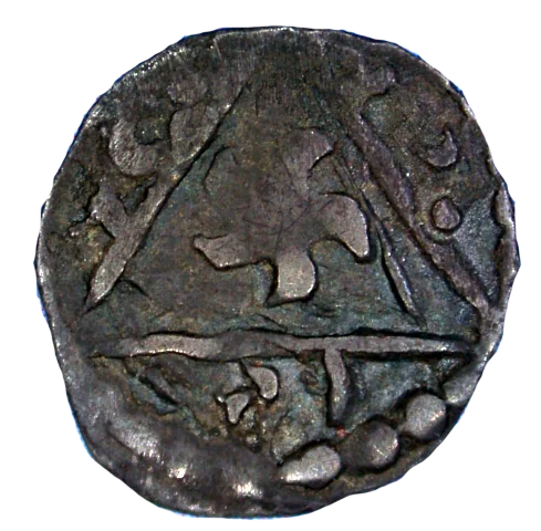 King John Rex Farthing Contemporary Forgery- Reverse 8