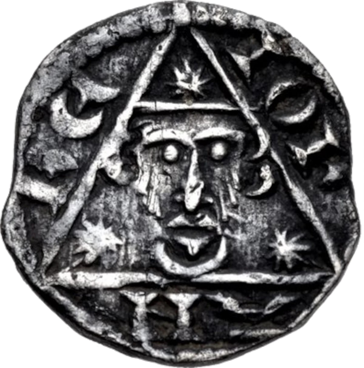 King John Anglo-Irish Rex Farthing moneyer NORMAN - Obverse