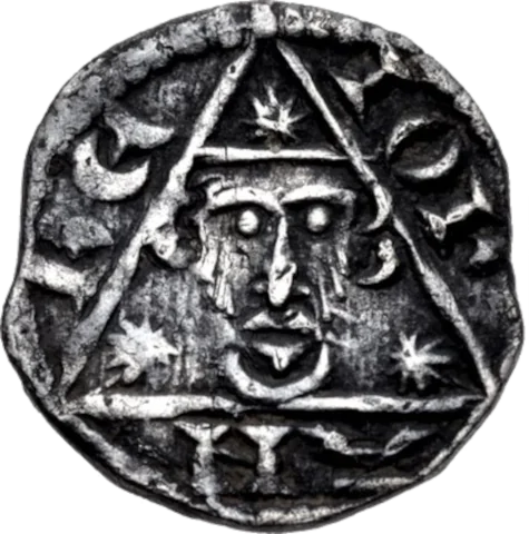 King John Rex Farthing Roberd - Obverse 1