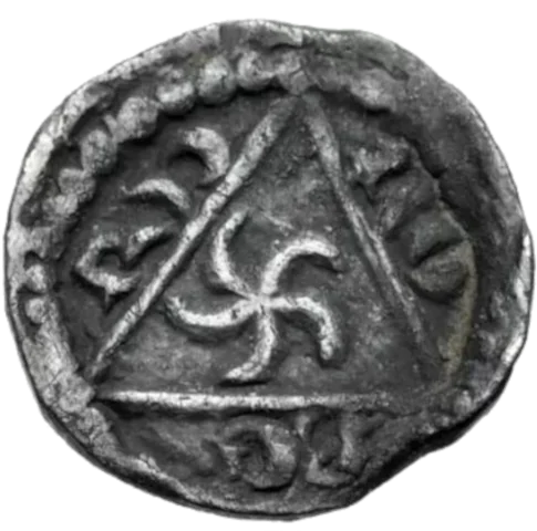 King John Rex Farthing Roberd - Reverse 4