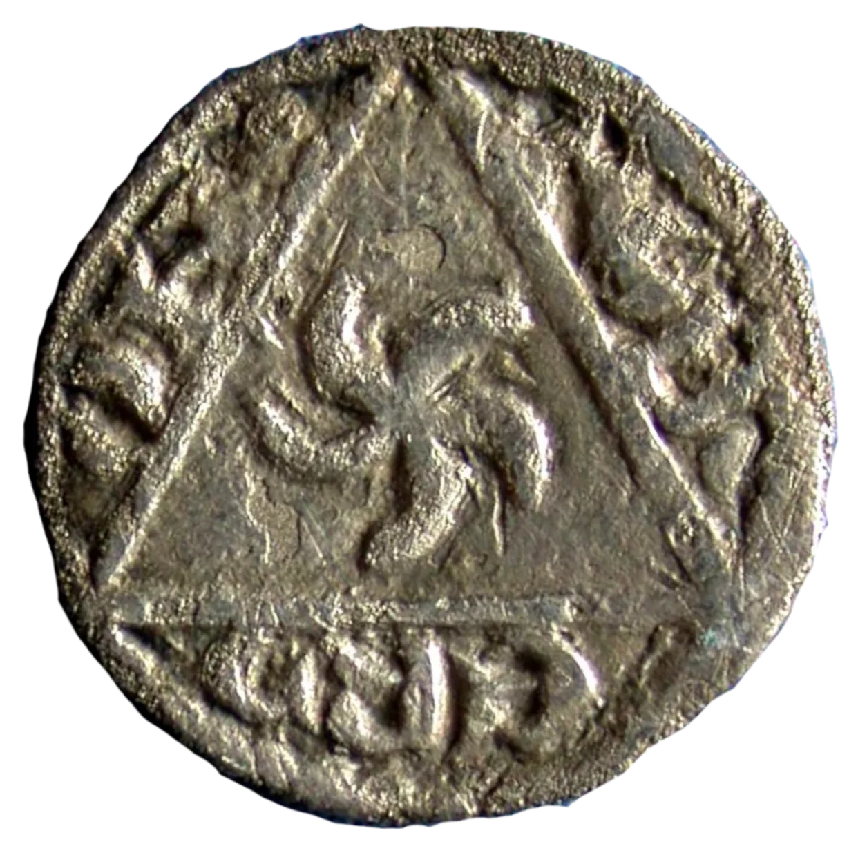 John as King Anglo-Irish farthing reverse 6 enlarged