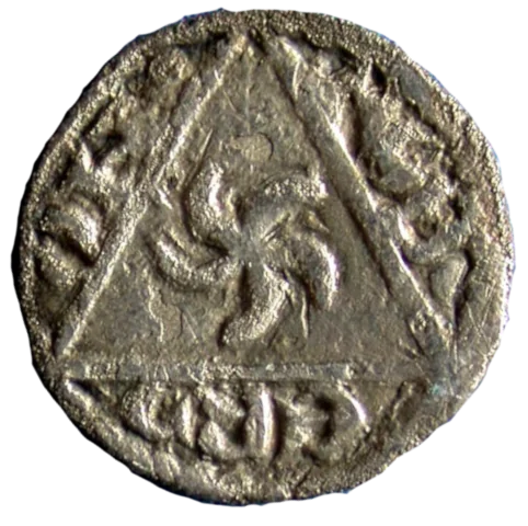 King John Rex Farthing Roberd - Reverse 6
