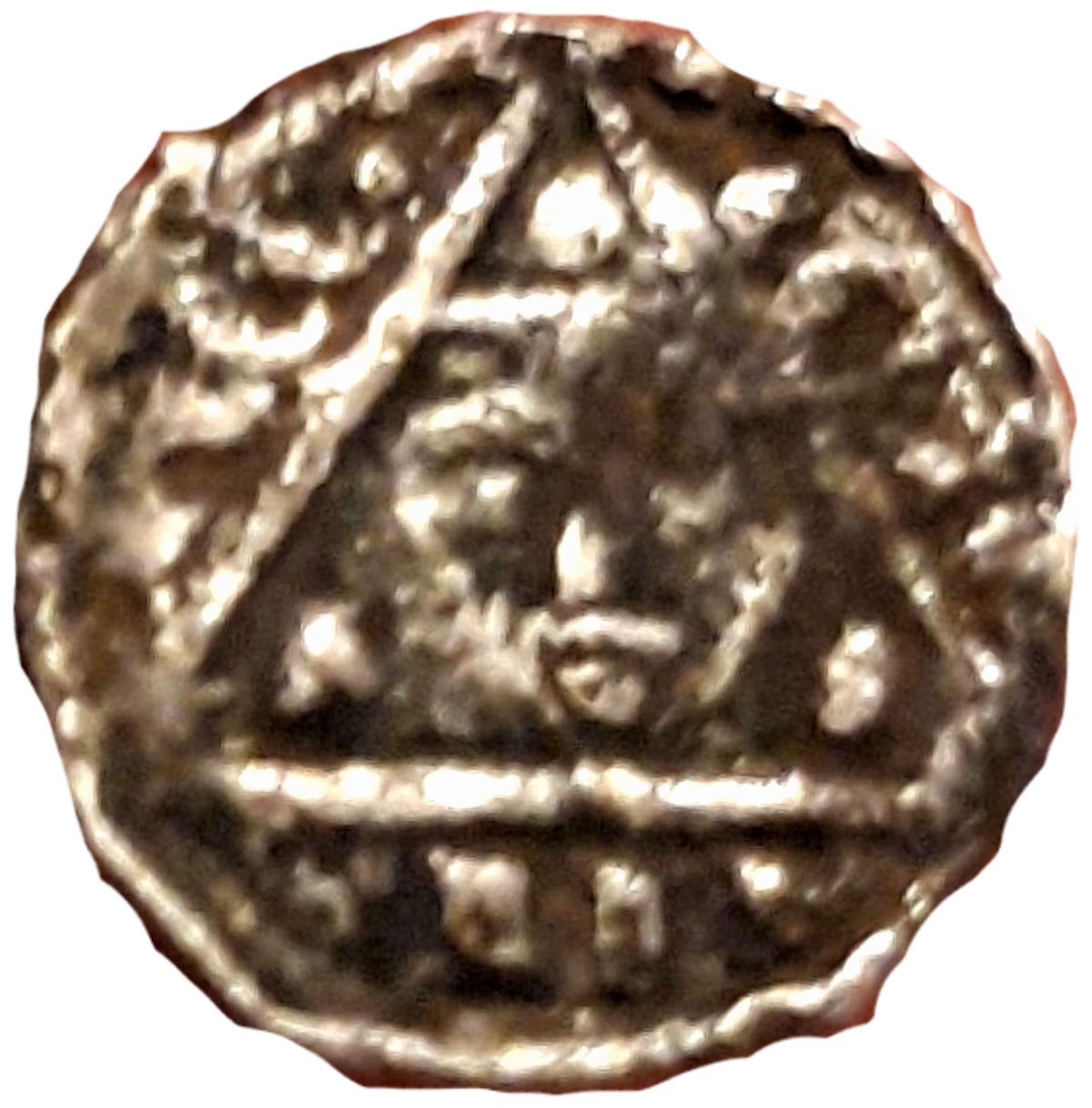 John as King Anglo-Irish farthing Limerick obverse 1 enlarged