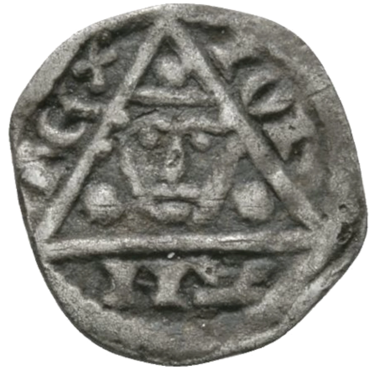John as King Anglo-Irish farthing Limerick obverse 1 enlarged