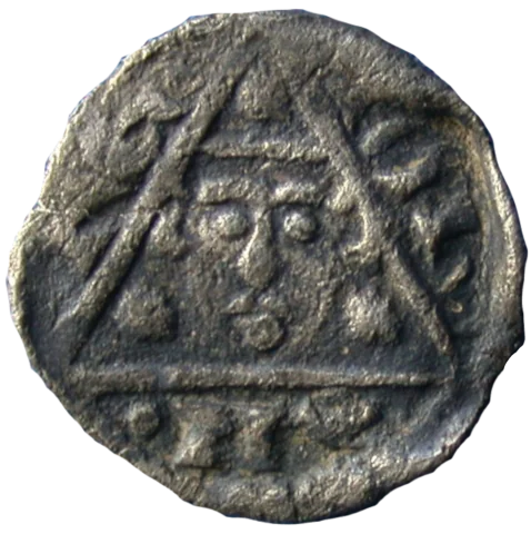 King John Rex Farthing Willem - Obverse 8