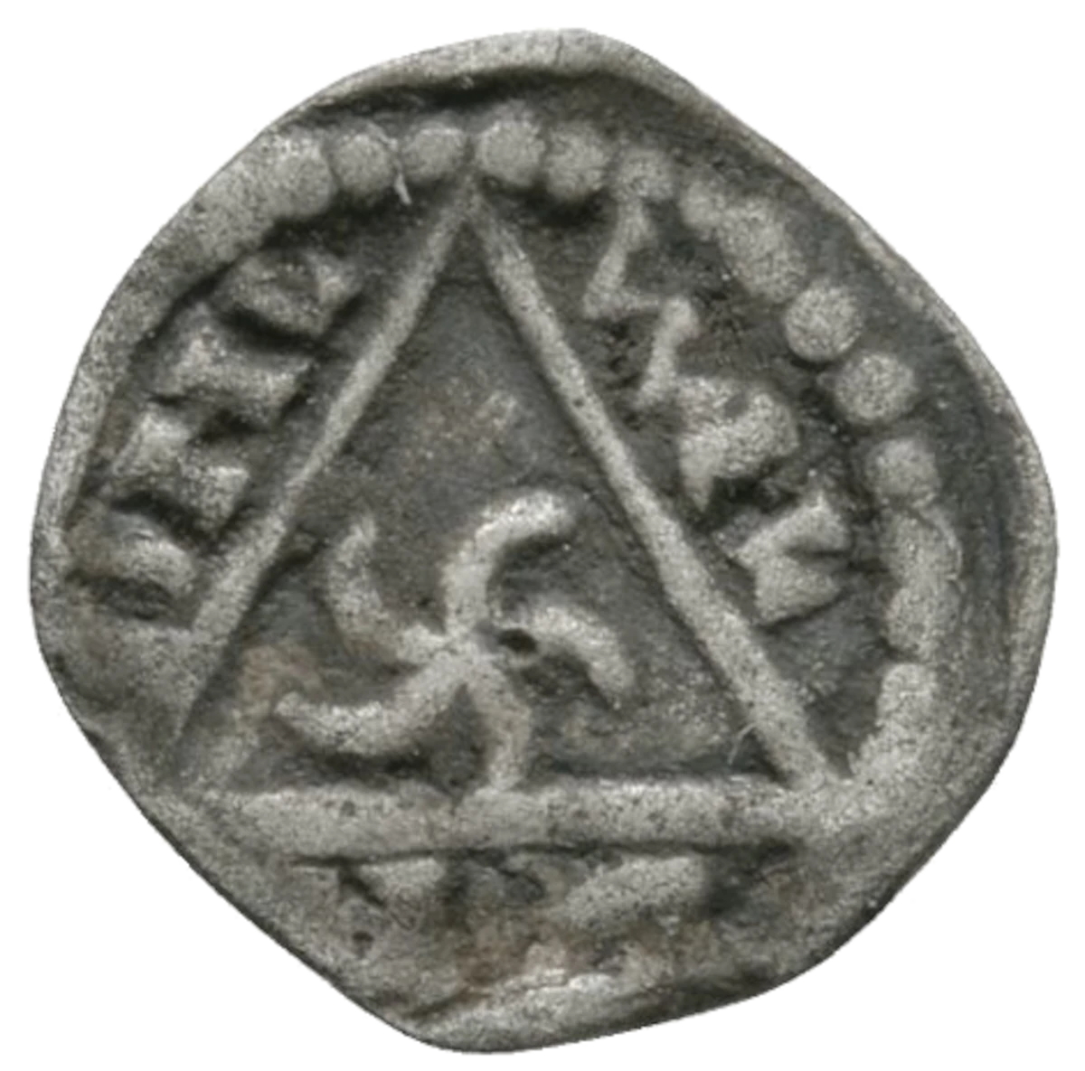 John as King Anglo-Irish farthing Limerick reverse 1 enlarged