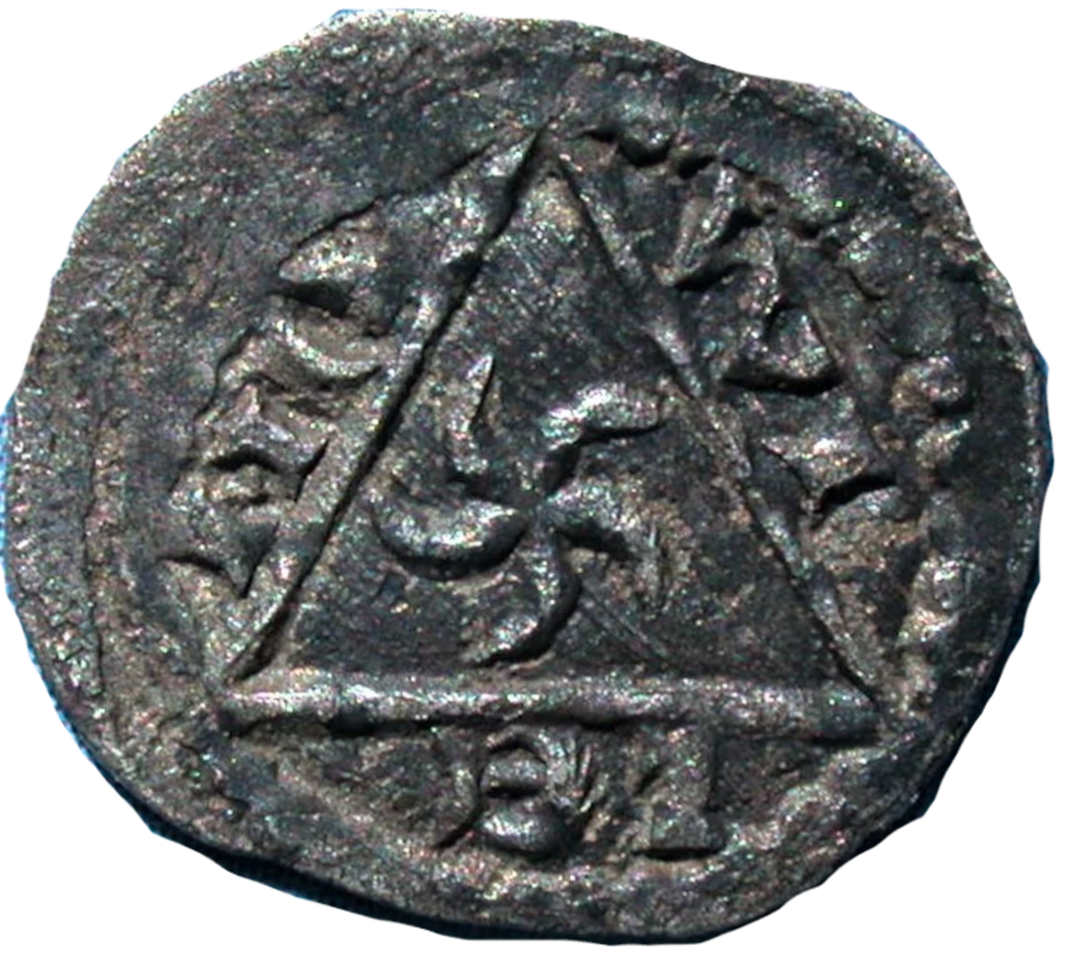John as King Anglo-Irish farthing reverse 4 enlarged