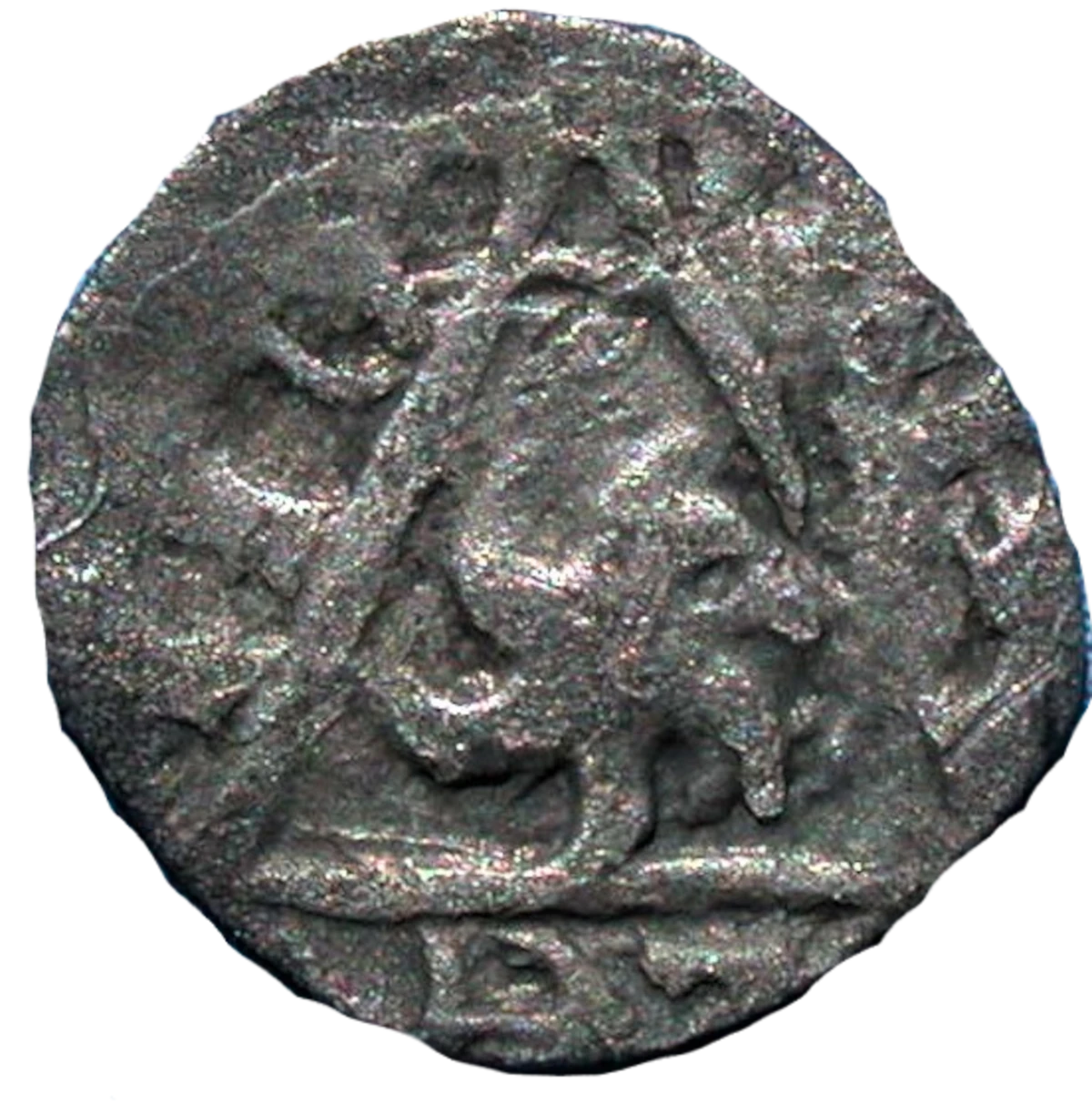 John as King Anglo-Irish farthing reverse 5 enlarged