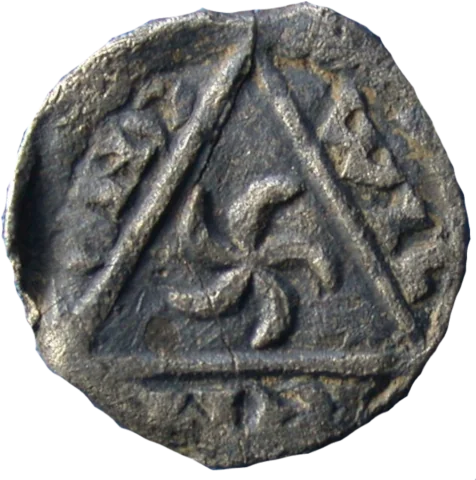 King John Rex Farthing Willem - Reverse 8
